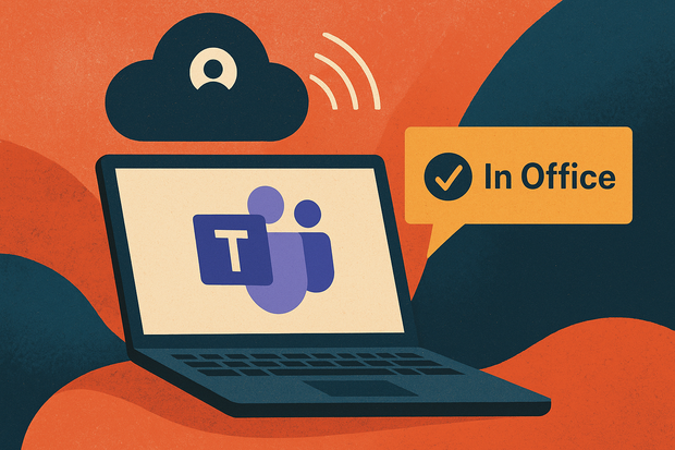 Microsoft Teams will indicate who is in the office